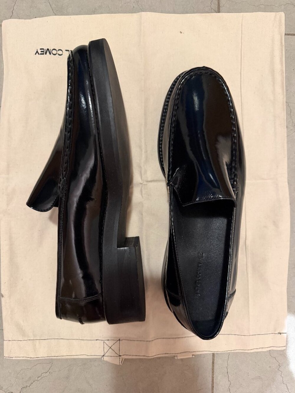 Rachel Comey Patent Leather Loafers Black EU 42 Never Worn